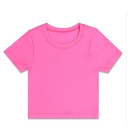 iScream Bright Pink Ribbed SS Top