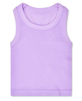 iScream Lavender Smocked Racerback Tank