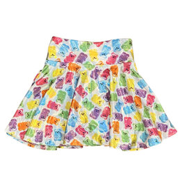 Dori Shiny Jelly Gummy  Bear Skort