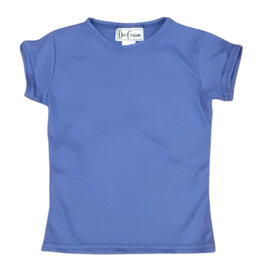 Dori Denim Blue SS Ribbed Tee