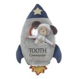 Mon Ami Rocket Ship Tooth Fairy Pillow Set