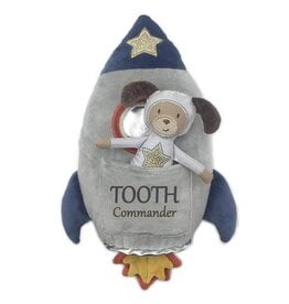 Mon Ami Rocket Ship Tooth Fairy Pillow Set