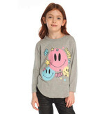 Chaser Colorful Smileys LS Top