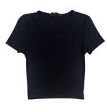 Firehouse Black Ribbed SS Tee