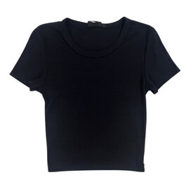 Firehouse Black Ribbed SS Tee