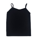 Firehouse Black Ribbed Strappy Tank