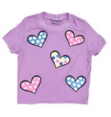 Firehouse Grape Multi Heart Toss SS Tee