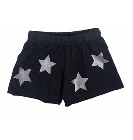 Firehouse Silver Star Black Ltweight Shorts