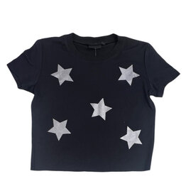 Firehouse Silver Star Black SS Tee