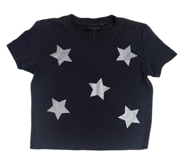 Firehouse Silver Star Black SS Tee