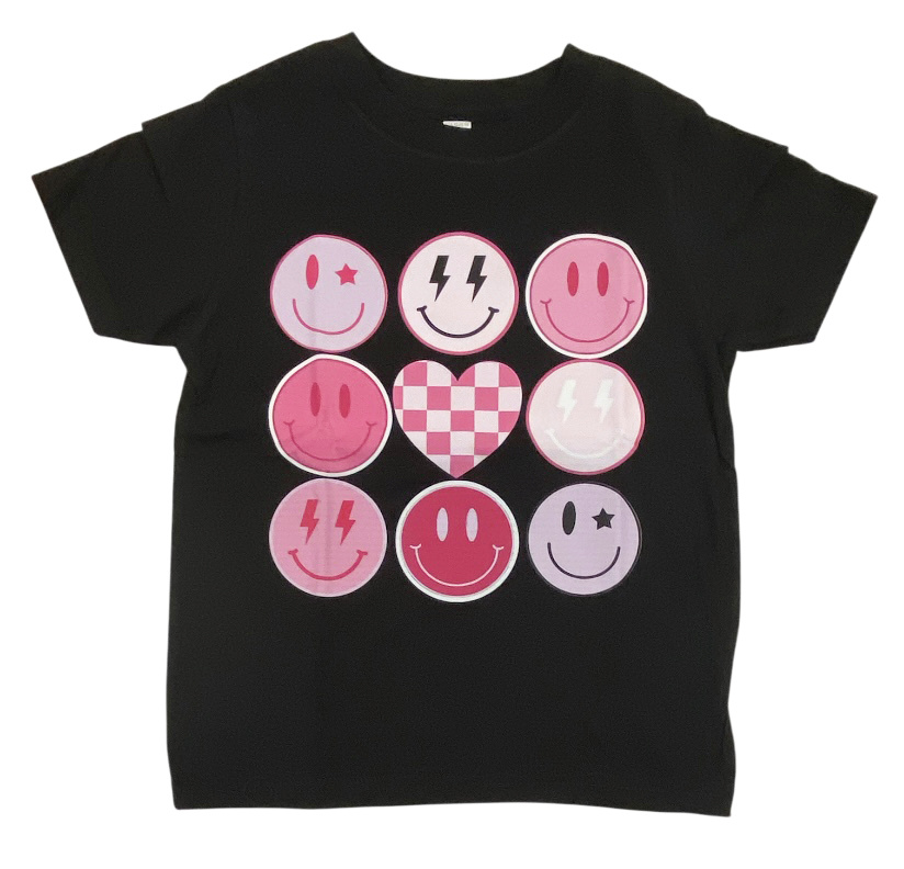 LbL Retro Smiley Heart SS Tee