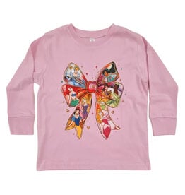 LbL Pink Princess Bow LS Tee