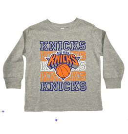 LbL Knicks Distressed LS Tee