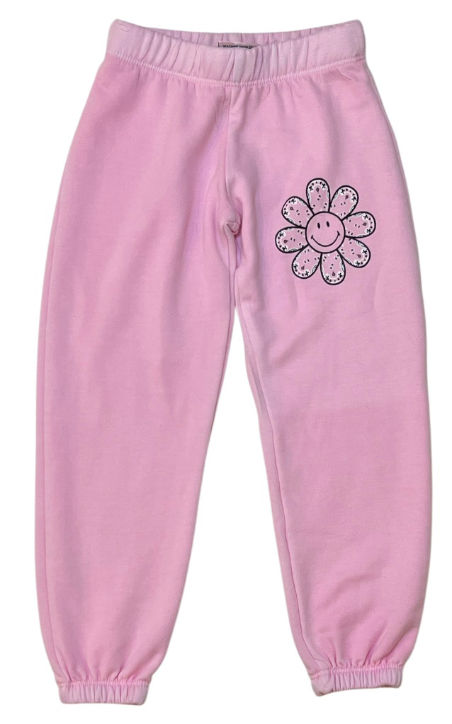 Firehouse Ice Pink Bandana Flower Sweatpant