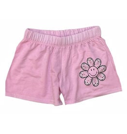 Firehouse Ice Pink Bandana Flower Shorts
