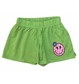 Firehouse Lime Polka Dot Smiley Shorts