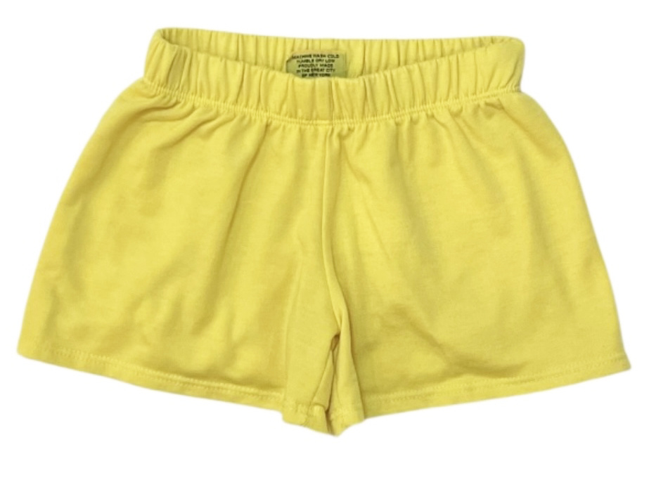 Firehouse Yellow Lightweight Sweat Shorts
