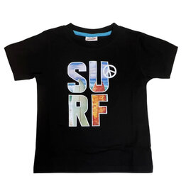 Mish Surf Peace Black Infant Tee