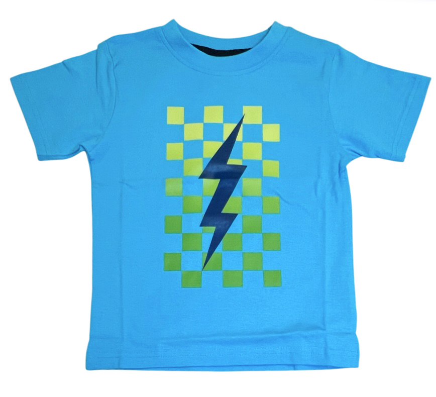 Mish Turq Gradient Bolt Infant Tee