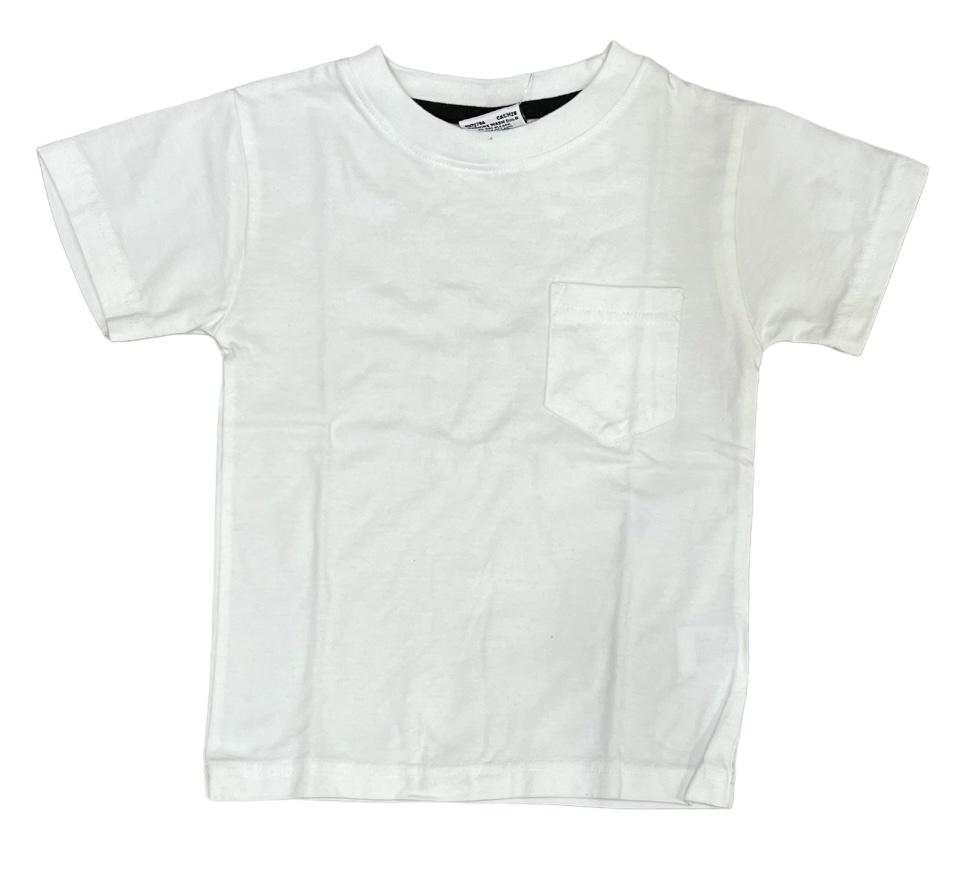 Mish White Pocket Infant SS Tee