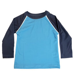 Mish Turquoise Navy Infant Rashguard