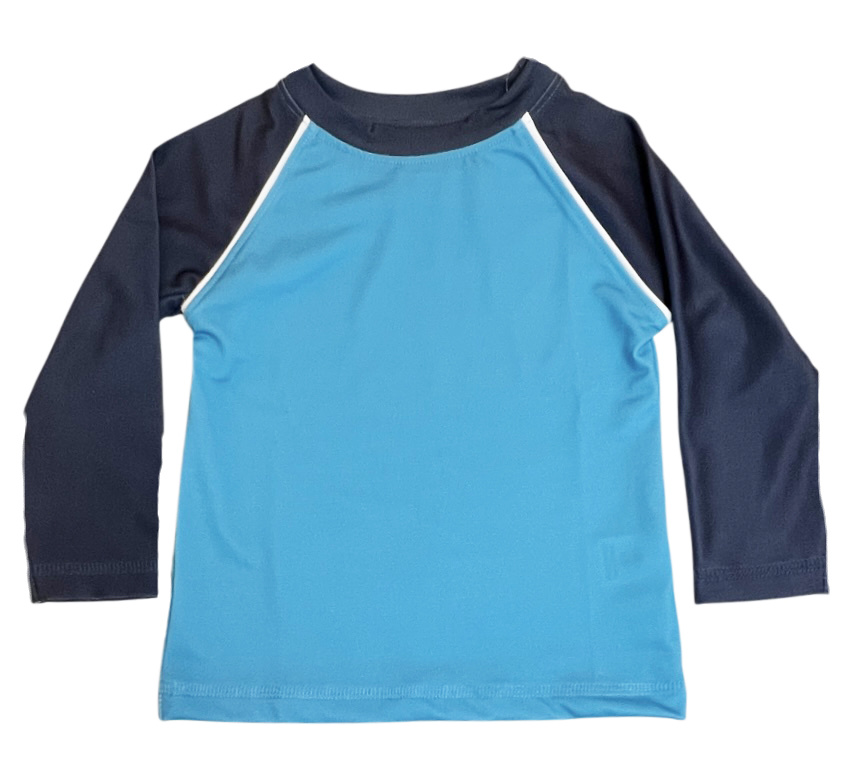 Mish Turquoise Navy Infant Rashguard