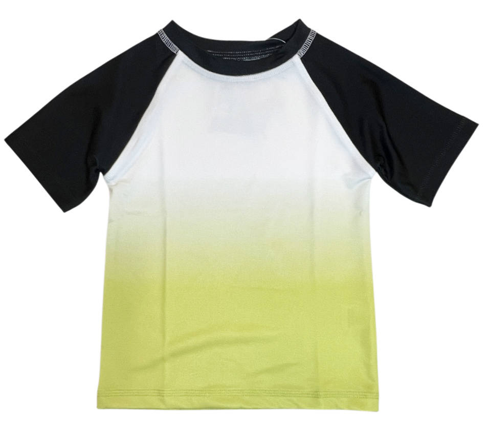 Mish Yellow Ombre Blk. Rashguard