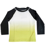 Mish Yellow Ombre Blk. Infant Rashguard