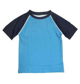 Mish Turquoise Navy Rashguard