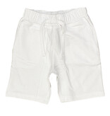 Mish Solid Comfy Pocket Shorts-White