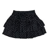 FBZ Blk/Wht Dot Skirt