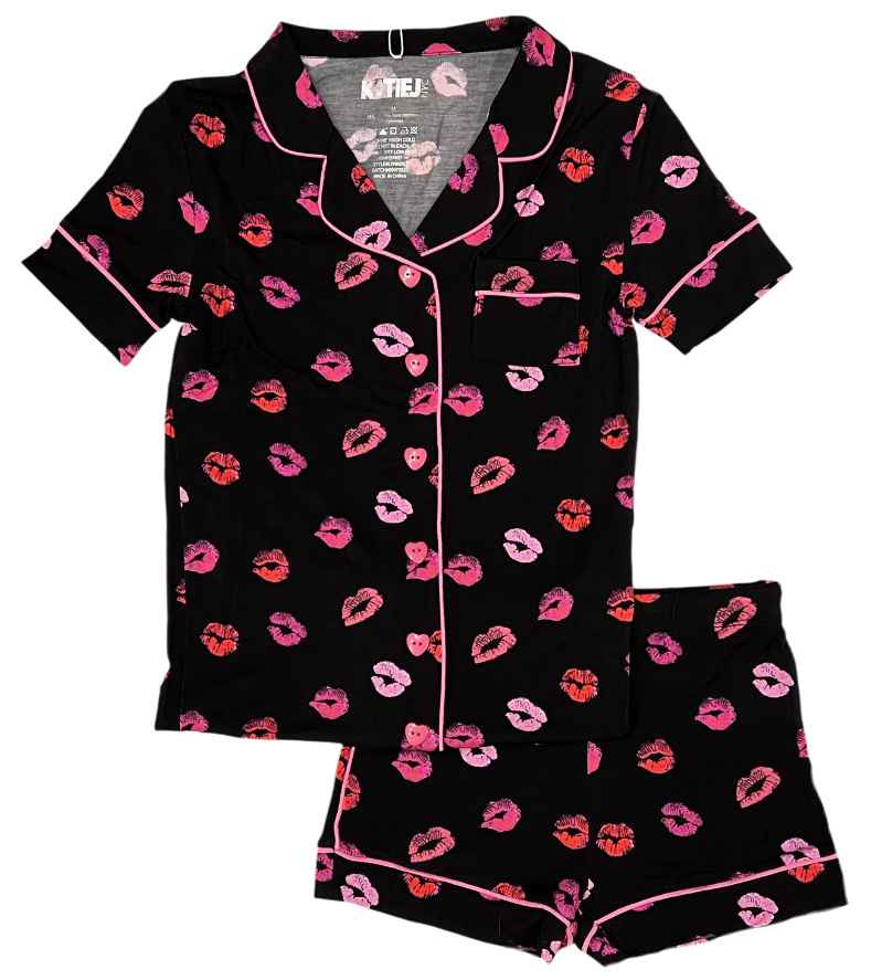 KatieJ NYC Lips Shorts Lounge Set