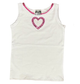 Hope Open Heart Necklace Tank
