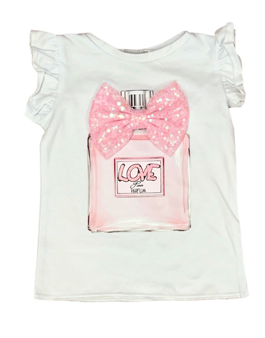 Hope Sequin Bow Parfum Inf Top
