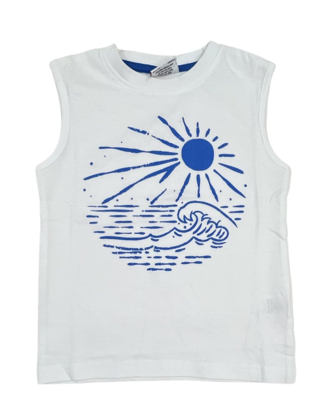 Mish Blue Wave Muscle Tank