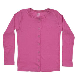 FBZ Pink Ribbed Cardigan