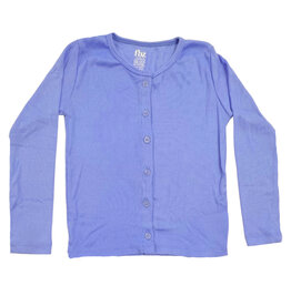 FBZ Pretty Blue Ribbed Cardigan
