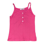 T2Love Fuchsia Stappy Ribbed Tank