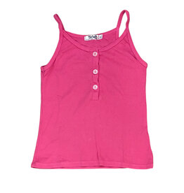 T2Love Fuchsia Stappy Ribbed Tank