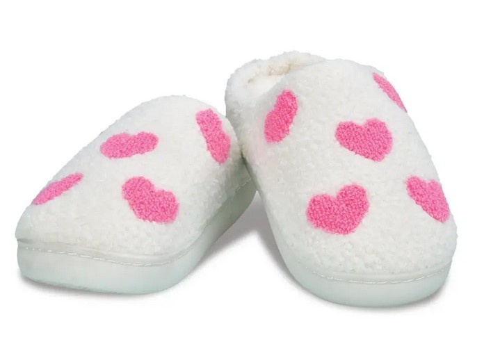 iScream Pink Heart Slippers