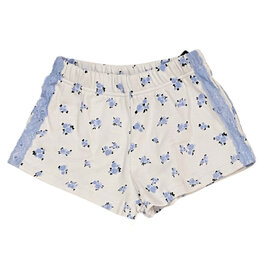 FBZ Blue Rose/Lace Trim Sweatshort