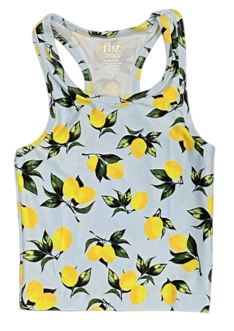 FBZ Sky Blue Lemon  Tank Top