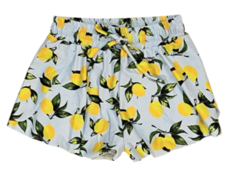 FBZ Sky Blue Lemon Flutter Shorts