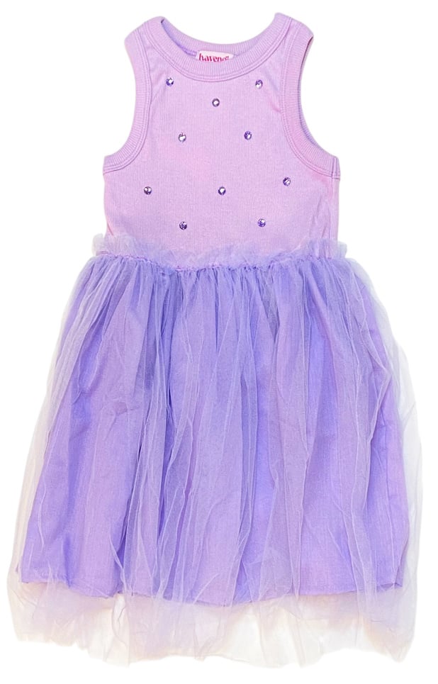 Havengirl Lavender Rhinestone Tutu Dress