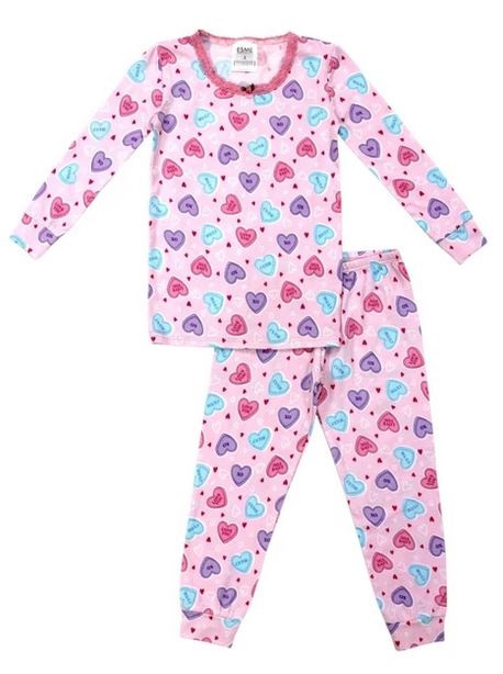 Esme Candy Hearts PJ Set
