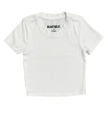 KatieJ NYC White Livi SS Tee