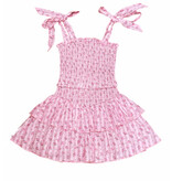 KatieJ NYC Blush Rose Ditsy Emerson Dress