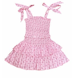 KatieJ NYC Blush Rose Ditsy Emerson Dress