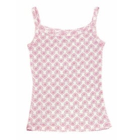 KatieJ NYC Pink Hearts and Flower Tank