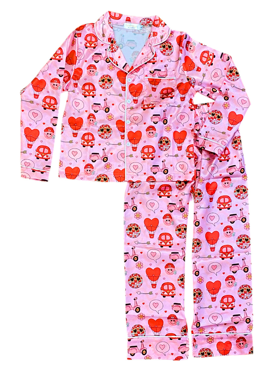 Tweenstyle Love is in the Air Silky Lounge Set